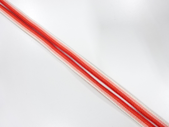 アンティーク　正絹　帯留め用　手組三分紐